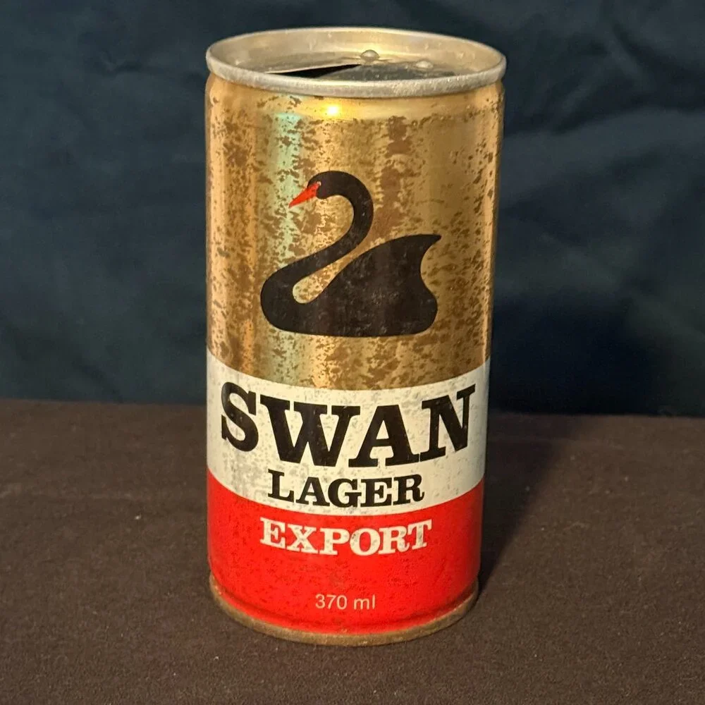 Swan Lager Export vintage beer can
